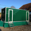 outside view of twin toilet trailer